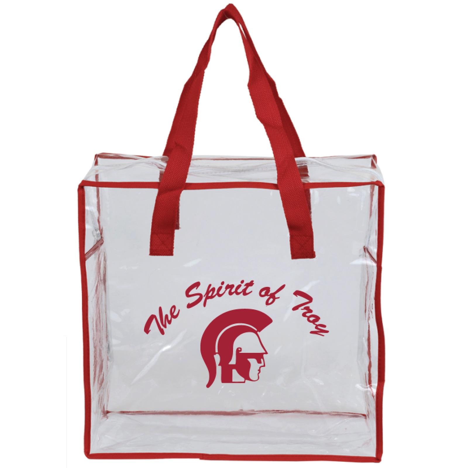 Spirit of Troy Cardinal Band Head Clear Bag image01
